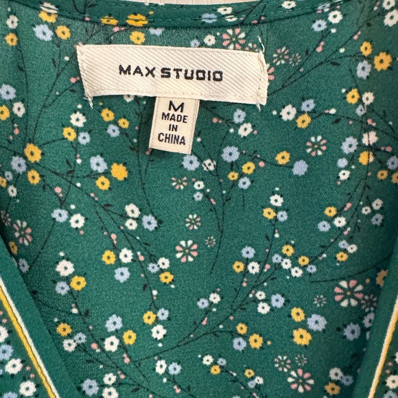 Green Floral Women's Top BCBG MaxAzria - Picture 3 of 5